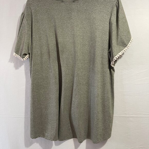 Ruffle Sleeve Top - Picture 2 of 3